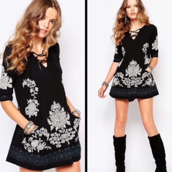 Free People Tops - 1DAY SALEFREE PEOPLE TALIA EMBROIDERED TUNIC DRESS